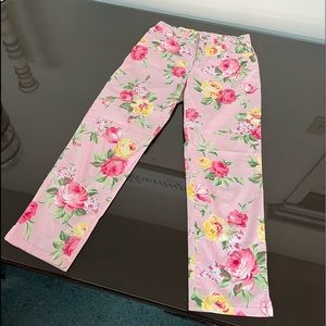 Pink Floral Laurel by Ralph Lauren Women’s Size 2P Pants